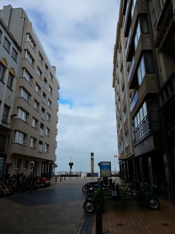 Studio Center Of Ostend W/Parking & South Terrace Apartment